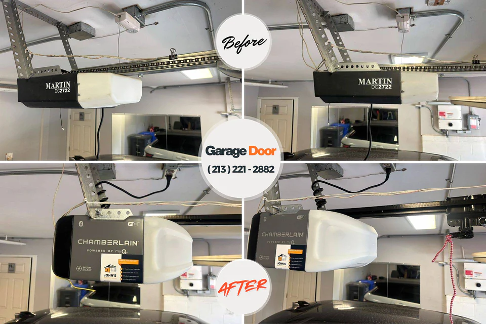 Before and after: garage door repair near me Renville